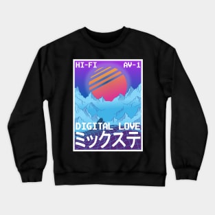 Vaporwave Aesthetic Style 80s Synthwave Retro Crewneck Sweatshirt